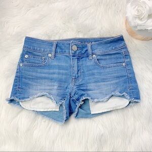 American Eagle Basic Blue Jean Shorts